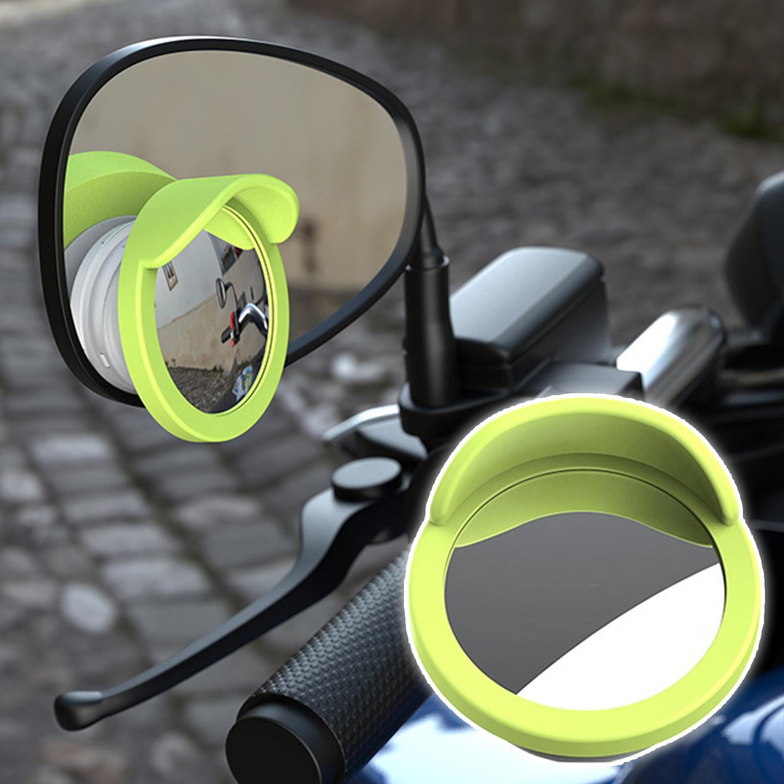 Car Accessories Zone - مرآة النقطة العمياء قطعة واحدة، زجاج