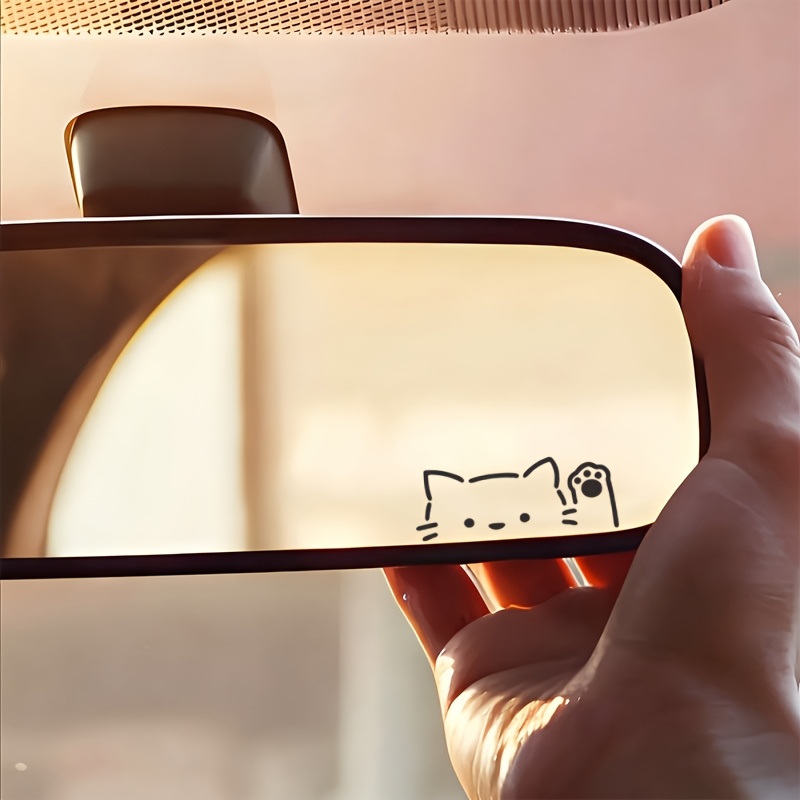 Car Accessories Ebay - قطعتان من ملصقات السيارات بتصميم قطة