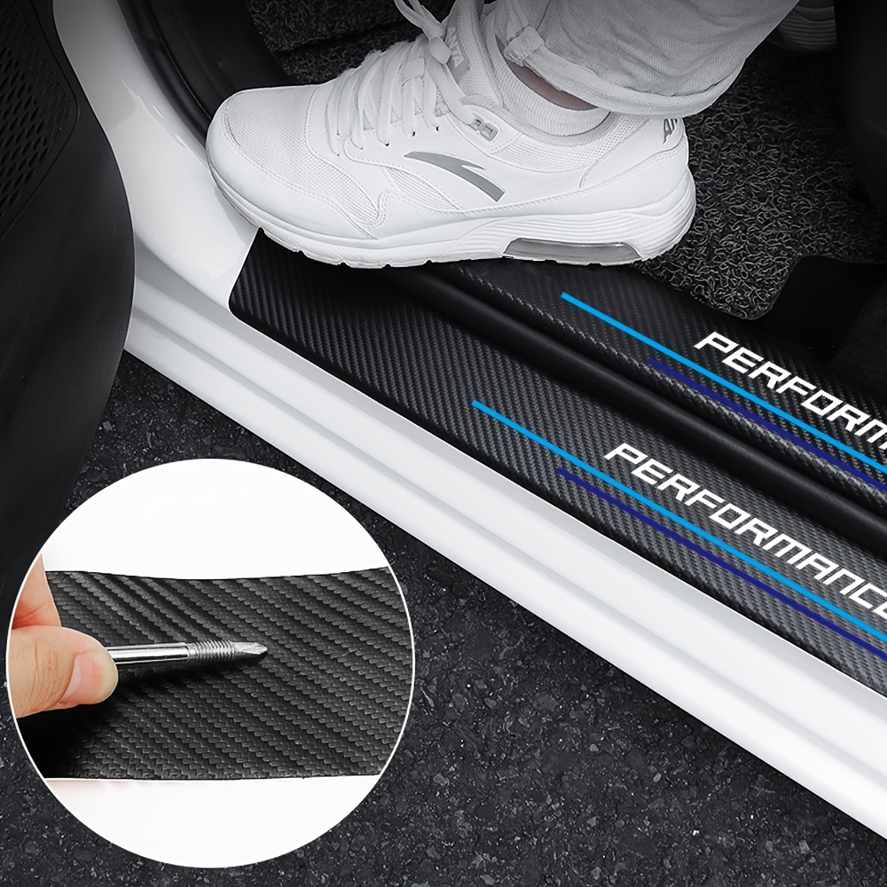 ملصقات لوحة عتبة من ألياف الكر - مراجعة Car Accessories Ebay وسعره