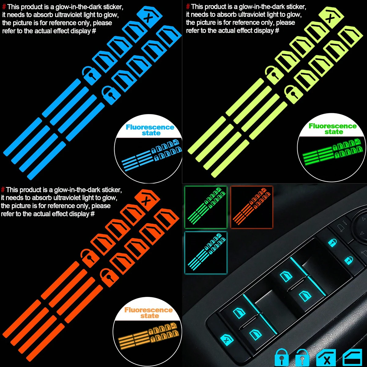 18 قطعة من ملصقات أزرار التحكم - مراجعة Car Accessories Ebay وسعره