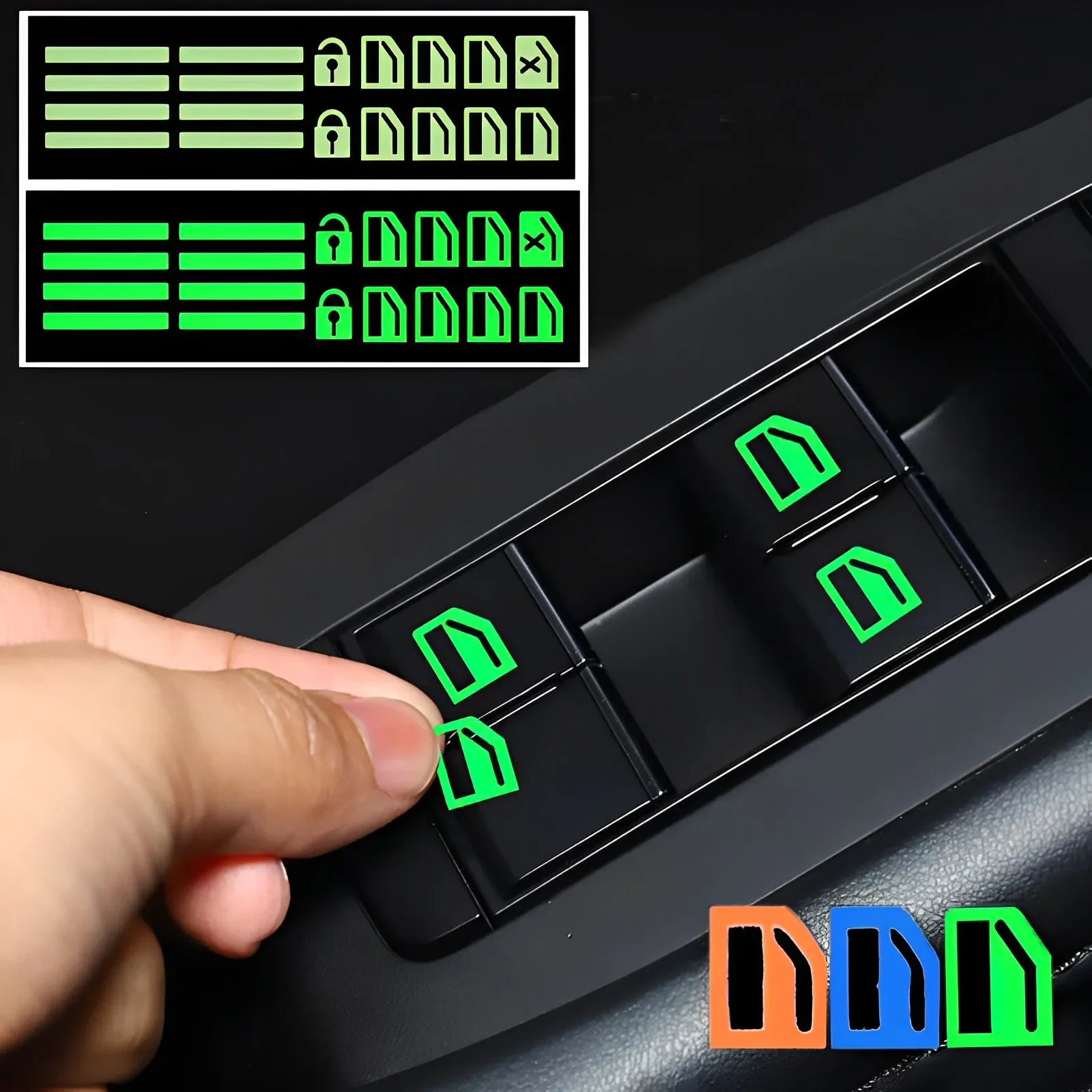 18 قطعة من ملصقات أزرار التحكم - مراجعة Car Accessories Ebay وسعره