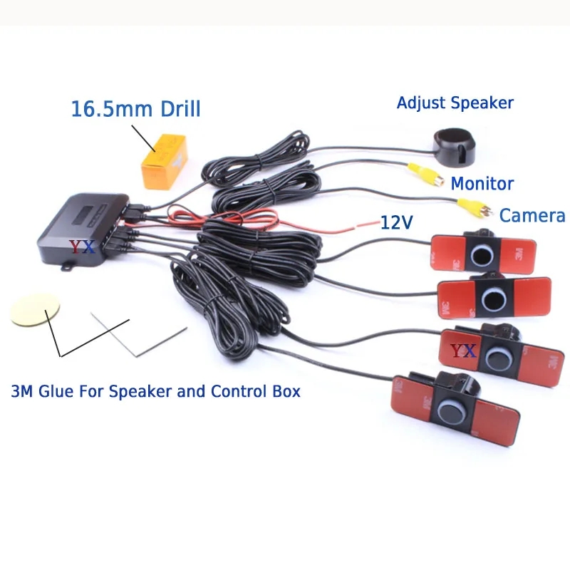 طقم حساسات سيارات 16.5 مم، ملح - مراجعة Car Accessories In India وسعره