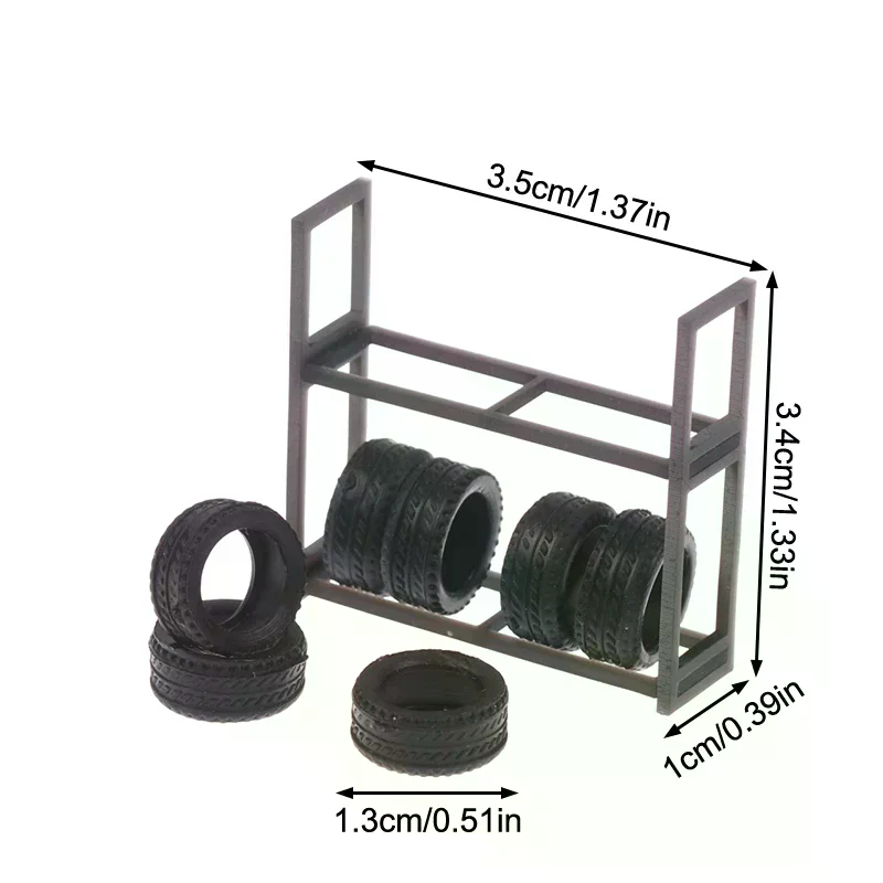 حامل عرض إطارات بمقياس 1:64 و7 - مراجعة Car Accessories Shop وسعره